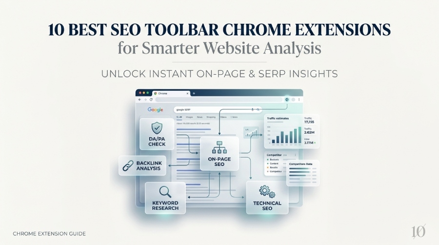 10 Best SEO Toolbar Chrome Extensions for Smarter Website Analysis